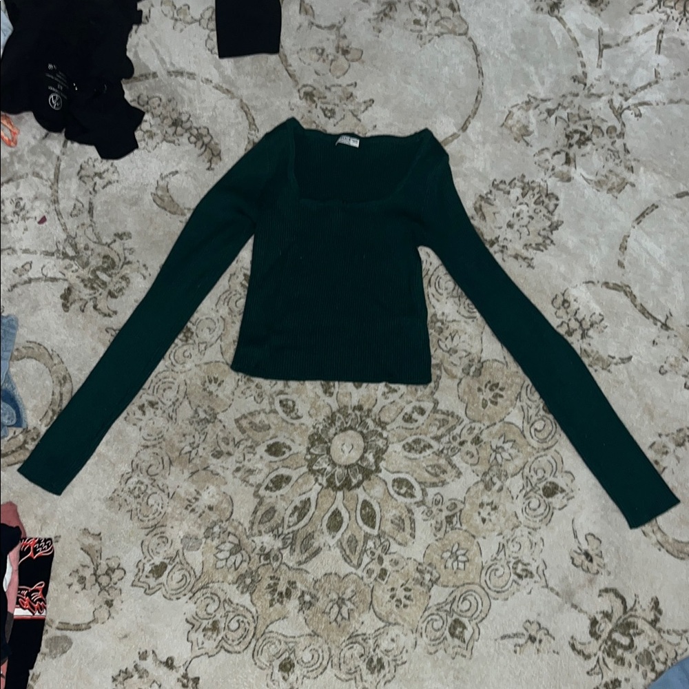 Ardene Green Long Sleeve Top